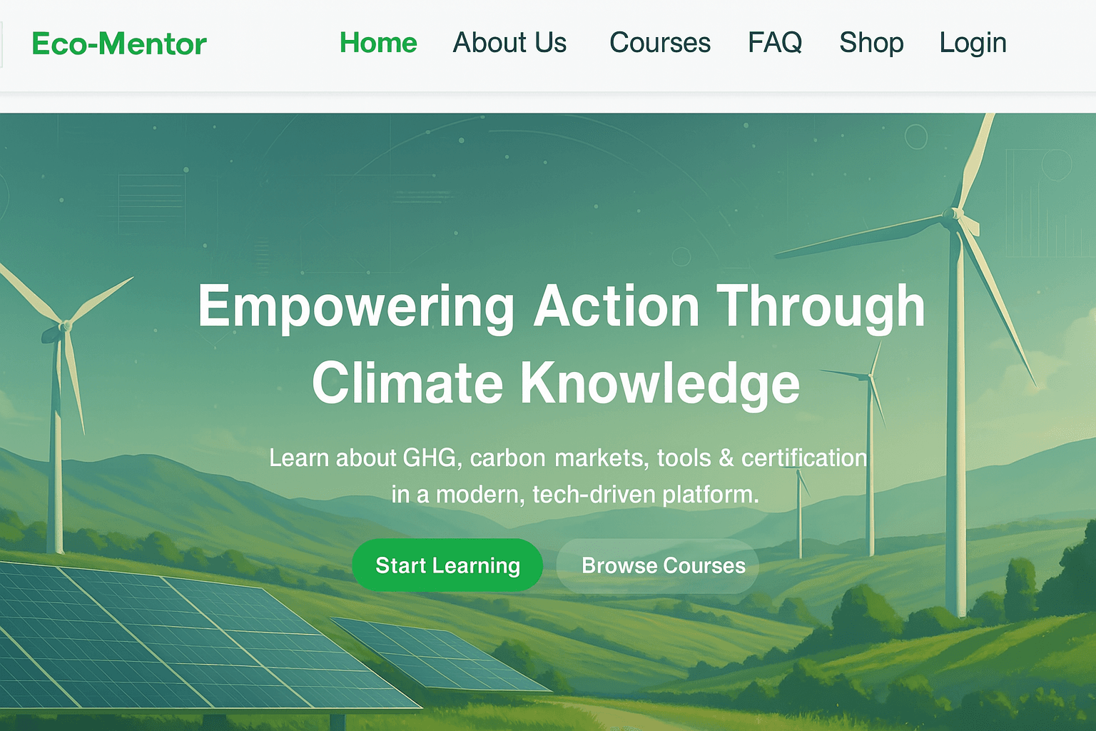 Cover for Launching Eco-Mentor: The Climate Learning Revolution
